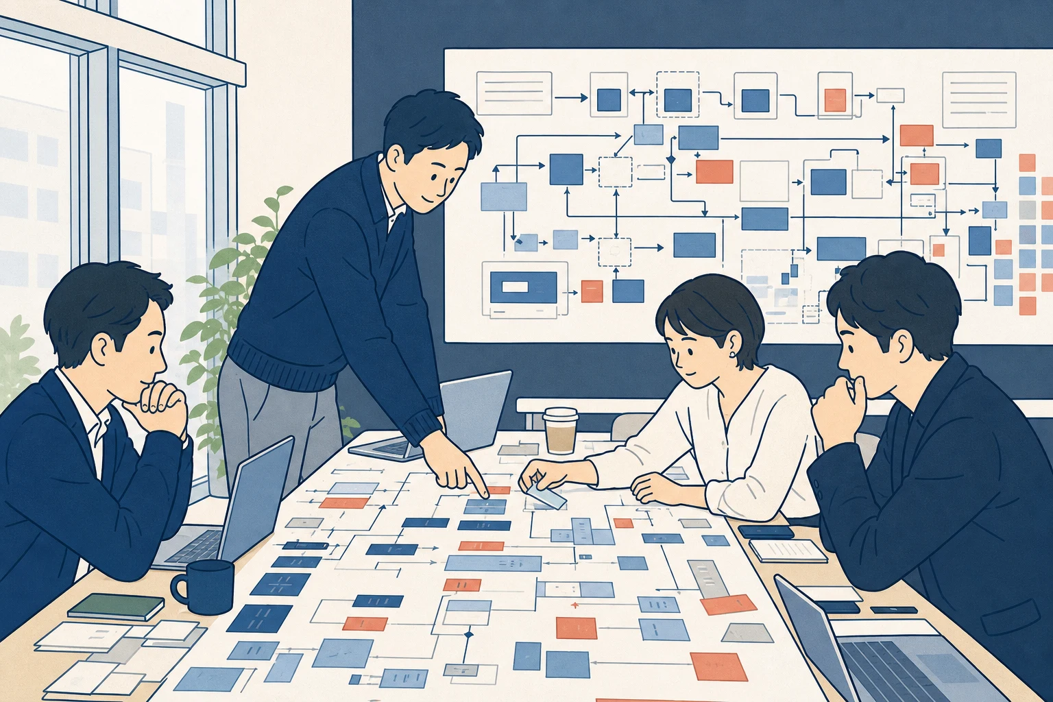 企業固有の仕事を人とAIの協働プロセスとして設計するチーム