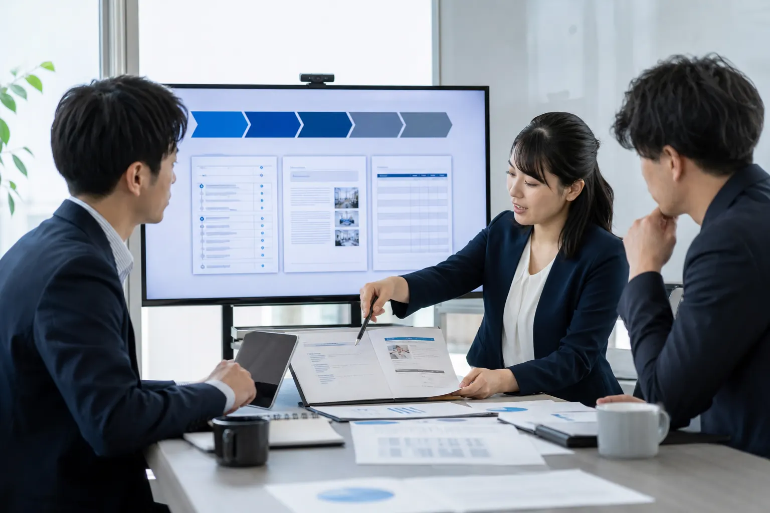 問い合わせから見積、提案、案件管理までを連携する営業チーム
